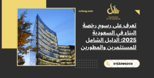 رسوم رخصة البناء